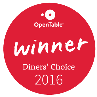 OpenTable winner Diners Choice 2016